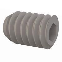 Essentra Components 012520T037 Set Screw Set Screw, Socket Head, 1/4-20 Thread, 3/8 Lg