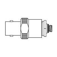 AMP Connectors - TE Connectivity 033-0102-0001 RF Adapters - Between Series ADPTR BCN RCPT STR