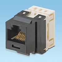 Panduit NKP5E88MYL Modular NK Cat 5e punchdown jack module - Yellow