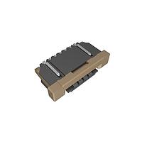 Amphenol FCI SFW6R-3STAE1LF Board Mount 1.00mm Flex Connector, SFW-R series, 6 Position, Bottom side Contact, Side Entry Surface Mount ZIF Connector, Lead Free, with Cable Lock, Selective Gold plated Terminals with Tin-plate Solder-tail.