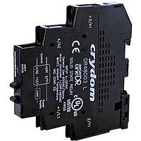 Sensata Technologies - Crydom DR48D03XR Indicator SSR Relay, DIN Rail Mount 11mm, 600VAC/3A,4-32VDC In, Instantaneous, ATEX