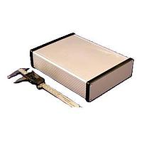 Hammond Manufacturing 1455T2201 PC Board 8.7x6.3x2.1"Extruded w/MetalEnds Clear