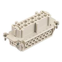 HARTING 09360162701 Receptacle Han 16E Ex female screw terminal insert  (IECEx Intrinsically Safe - IEC EN 60079)