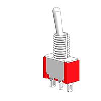 Dailywell 1MS2T1B1M1QNS Toggle Switches toggle SPDT switch on-(on) Solder lug