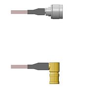 Amphenol Custom Cable Q-2M03T000R006i RF Cable Assemblies N-SP/SMB-RP G316D 6I