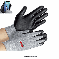 DaiHan SL.Glo6719 Glove, NBR Foam Coated, L225mm, Large