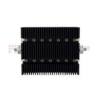 Fairview SA6SFSF100W-50 50 dB Fixed Attenuator SMA Female To SMA Female Directional Up To 6 GHz Rated To 100 Watts With Black Aluminum Heatsink Body