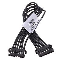 Molex 219656-2062 Discrete Wire Pico-Lock F-F OTS Cbl Assy SR 150mm Au 6Ckts Blk