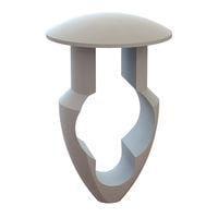 Essentra Components 27KY2190156 Keyhole Rivet Keyhole Rivet, .219 Hole, .156 Panel Thk