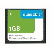 Swissbit SFCF1024H1BK1TO-I-MS-553-SMA Compact Flash Cards Industrial Compact Flash Card, C-300, 1 GB, SLC Flash, -40 C to +85 C