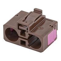 Rosenberger 59Z026-000F Accessories Plastic housing Jack Right Angle F Brown