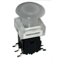 CTS Electronic Components 228BMVAAFLMSBR Tactile Switches 228BMVAAFR+L style with misty silver cap and B etching