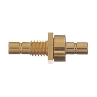 Radiall R114753000 RF Adapters - In Series SMB / MALE-MALE HERMETIC ADAPTER BULKHEAD PANEL SEAL