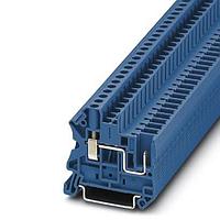 PHOENIX CONTACT 3045596 Feed Through Terminal Block UT 4/ 1P BU 6.2MM 26-10AWG
