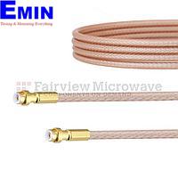 Fairview FMCA1448 Snap-On MMBX Plug to Snap-On MMBX Plug Cable RG316-DS Coax