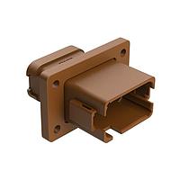 Amphenol SINE Systems AT04-12PD-BL05 Connectors 12 Pos Rcpt Fng Mnt Conn Pin Brn Key C