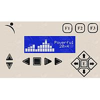 Matrix Orbital BLK204A-USB-WB PC Bay Inserts, LCD Characters 20x4 Wht Txt Blu B/G Key w/ Beige Bkt