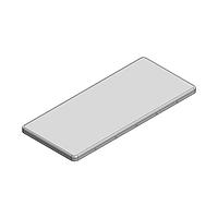 Masach Tech MS900-10C-NS EMI/RFI Shield Cover, Two-Piece 90.6 x 40 x 3.5mm Two-piece Drawn-Seamless RF Shield/EMI Shield COVER (Nickel-Silver)