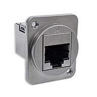 Switchcraft EHRJ45D6S440 Modular RJ45 CAT6 Shielded D/C Hsg #4-40 Tapped