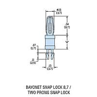 Heyco 10180 PCB Support HLSP11-04 NATURAL NYL PCB Support