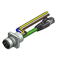 Amphenol CONEC 57-03235 Cat 5 ENP-17-1-FSPST2PEDBU4-V6-45S-RS8.33-2/2/G6/250/034