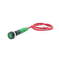 Mallory Sonalert FL1A-6FW-1-G12V Panel Lights LED GRN 6MM NUT 12VAC/DC