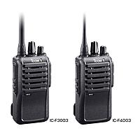 ICOM IC-F4003 - UHF (Pin BP-265) UHF Portable Radio (400-470 Mhz,16CH,4W)