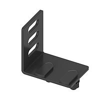 Banner Engineering LPA-MBK-13 Sensor Hardware EZ-SCREEN Low Profile Accessory Bracket: Cascade; 90 Degree Fixed Cascade; Includes Two Brackets and Hardware; Rotation: + 10 Degrees and -30 Degrees; 14 ga Steel, Black Zinc Plated