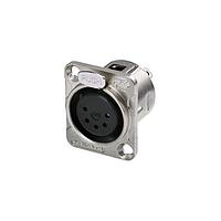 REAN RC5FDL Receptacles 5P FEM XLR RCPT W/SLD LUGS NICKLE