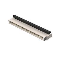 GCT (Global Connector Technology) FFC2B28-24-G Board Mount 24W,0.5mm FFC Con,R/A,Dual Cont,B/Flp,H1.0mm,Gld,SMT,T&R