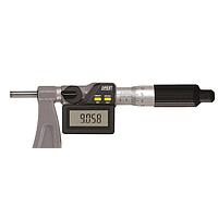 Asimeto 115-04-6 Digital Interchangeable Anvil Outside Micrometers (0-100mm / 0-4", ± 0.003mm)