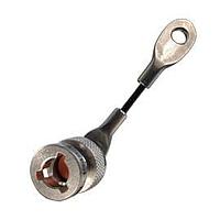 Trompeter / Cinch Connectivity Solutions RFI455-15 Accessories 1553 Twinax PLG RFI Cap 4" SS Lanyard