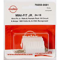 Molex 76650-0081 Connector Kits MiniFit Jr Conn Kit Plug and Rect 16Ckt