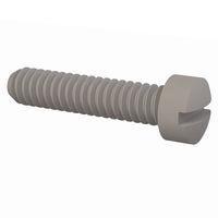 Essentra Components 010348F043 Machine Screw Fillister Slotted Screw, #3-48 Thread, 7/16 Lg