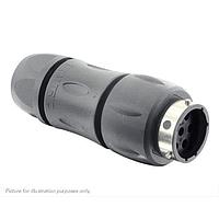 Eaton Souriau-Sunbank UTGX1JC147PSCR Receptacles In line receptacle, with cable gland backshell, with 7 male screw contacts, IP68/69K