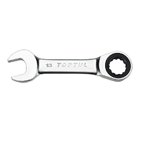 TOPTUL AOAB0909 Stubby Ratchet Combination Wrench (9mm)
