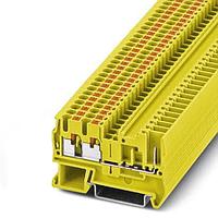 PHOENIX CONTACT 3209635 DIN Rail Terminal Blocks PT 2,5-TWIN/1P YE