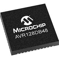 Microchip Technology AVR128DB48T-I/6LX MCUs 128KB, 8KB RAM, 48p, 24MHz, 3xOPAMP, MVIO, 12b ADC, 3xZCD, DAC, UART, 2xSPI, TWI