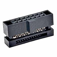 Harwin M50-3300742 Ribbon Cable Female IDC Connector Double Row, 7 Pos