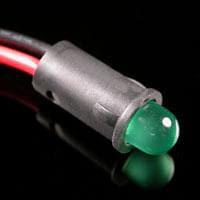 Kingbright WP1533AA/GD-W152 Panel Mount Indicators Green 568nm 20mcd Diffused Panel Mount