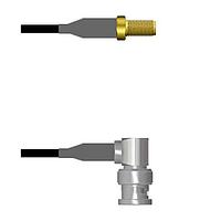 Amphenol Custom Cable Q-2Z00E0008084i RF Cable Assemblies SMA-SJ/BNC-RP RG58 84I