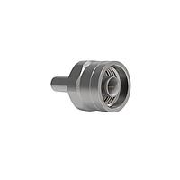 Amphenol Times Microwave Systems EZ-240-NMH-75-X RF Connectors / Coaxial Connectors N-male (plug) crimp connector, non-solder pin, no braid trim