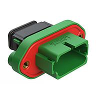 Amphenol SINE Systems AT16-18PC-PM15 18-Way 18 Position Panel Mo Cap, Keyed C, Green