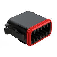 Amphenol SINE Systems AT06-12SX2 Connectors 12-Way Plug, Female Connector, X2 Position Key