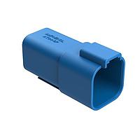 Amphenol SINE Systems AT04-6P-BLU Connectors A SERIES-AT-CONNECTORS