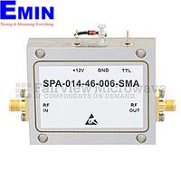 Fairview SPA-014-46-006-SMA 46 dB Gain Medium Power High Gain Amplifier at 600 mW Psat Operating From 1.2 GHz to 1.4 GHz with SMA