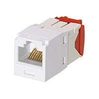Panduit CJ5E88TGWH-C UTP Mini-Com Module, Cat 5e, UTP, 8 pos 8 wi