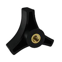 Davies Molding 3041BD Clamping Knob Clamping Three Arm 50x25x19