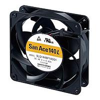Sanyo Denki 9LG1424S5D001 Axial Axial Fan, 140x140x51mm, 24VDC, Ribless, Long Life 180Khr, 3xWire, Lock Sensor