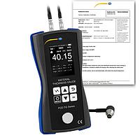 PCE TG 150-ICA Thickness Meter (1~300 mm; ISO Calibration Cert.)